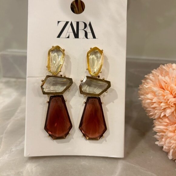 ZARA Resin Earrings - Picture 8 of 9